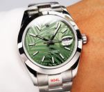 JH Factory Replica Rolex Oyster Perpetual Datejust Green Dial Jubilee Band 8215 Automatic Watch 41mm